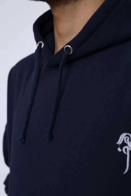 Men Navy Hoodie - Image 11