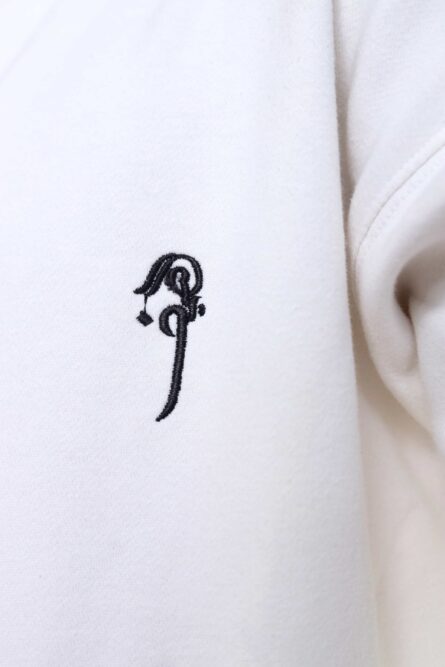 Alsaif Platinum Collection Fleece Hoodie White – 400+ GSM Ultra-Soft Pullover - Image 8