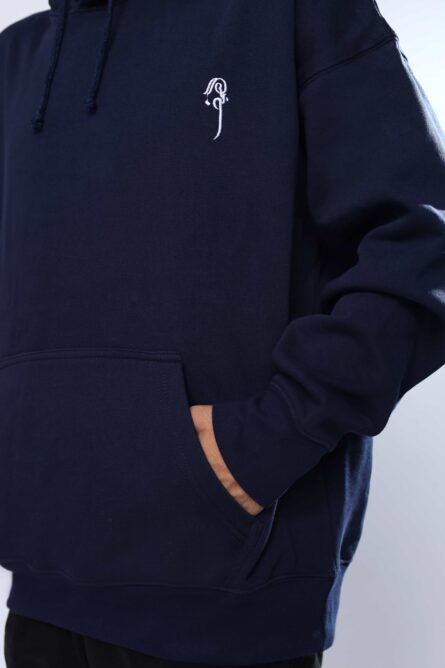 Men Navy Hoodie - Image 9